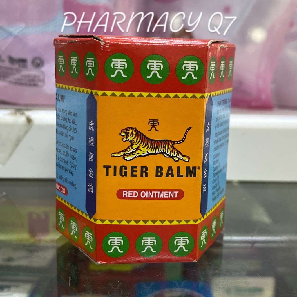 Cao hổ đỏ LỚN 30 GAM dầu cù là con hổ Tiger Balm Red Ointment 30g