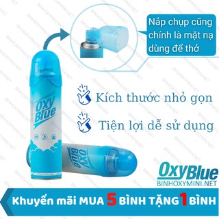 Bình Oxy Mini Cầm tay cung cấp Oxy tinh khiết 99% (Khuyến mãi Mua 5 Tặng 1)