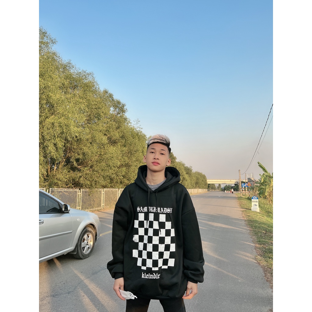 FREESHIP Áo Hoodie , Áo Khoác Nỉ In Hình Caro Hottrend form Rộng Unisex | BigBuy360 - bigbuy360.vn