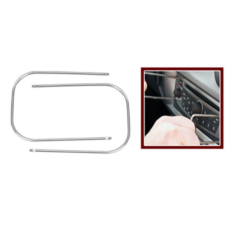 Bộ 2 Dụng Cụ Tháo Gỡ Radio Xe Hơi Citroen Bằng Thép Không Gỉ