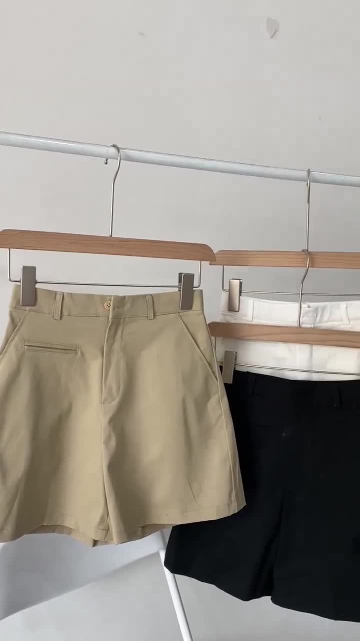 Quần Sooc Nữ, Quần Short Nữ KaKi Lưng Cao Túi Mổ Ulzzang Phong Cách Hàn Quốc Siêu Đẹp | BigBuy360 - bigbuy360.vn