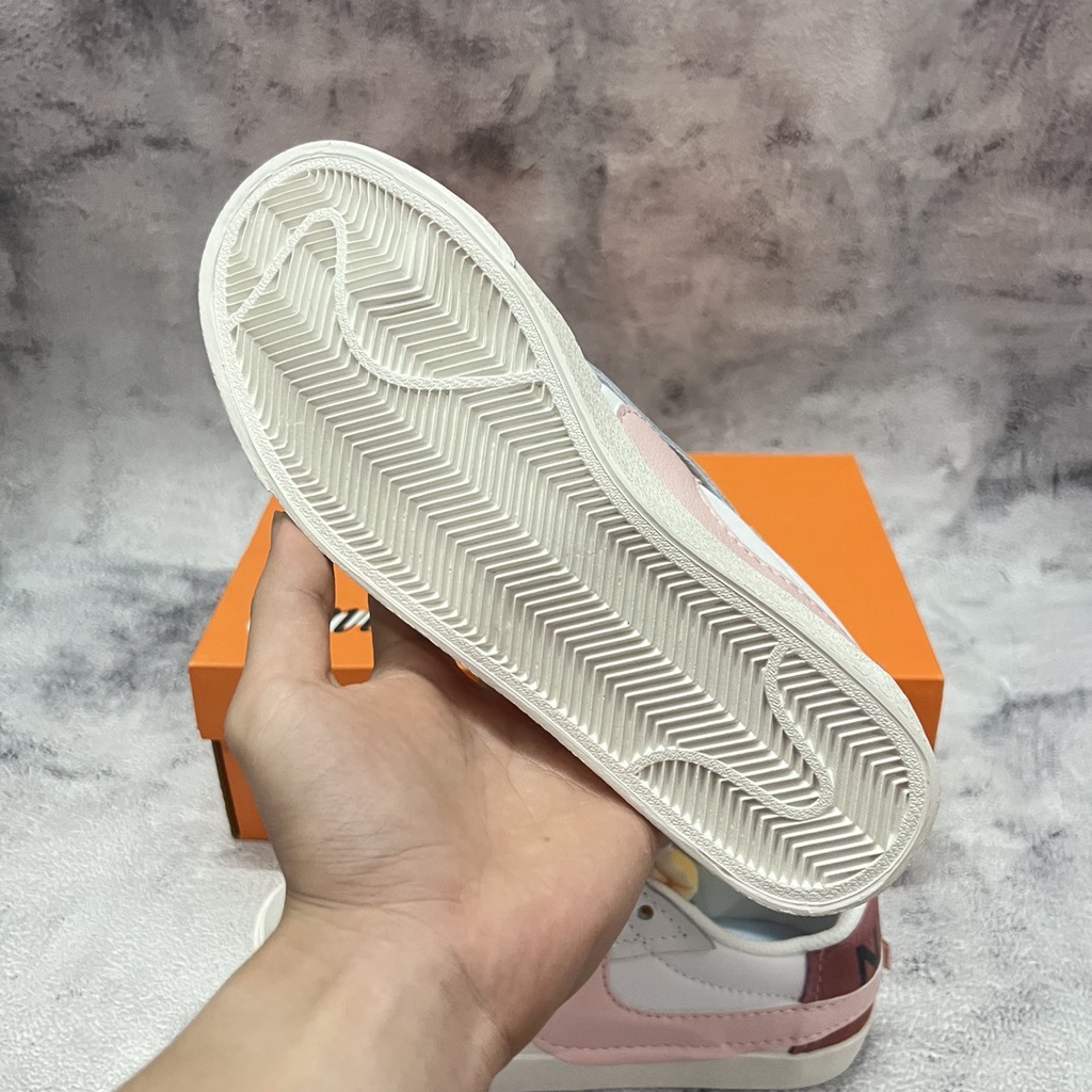 Giày Sneaker Blazer Low 77 Jumbo "White/Pink" - Tiểu Chuẩn