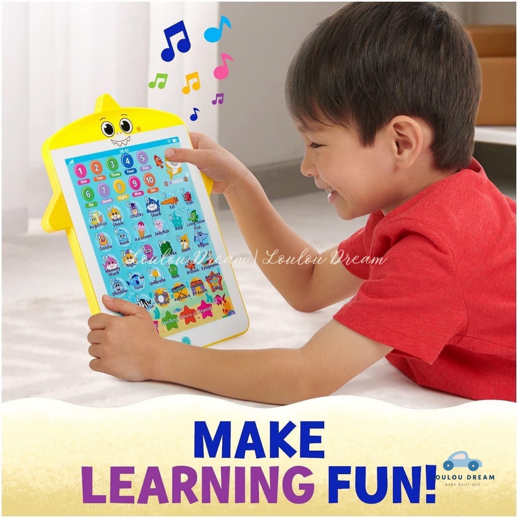 Đồ chơi Baby Shark Tablet - Máy tính bảng đồ chơi giáo dục Baby Shark Pinkfong thú vị cho bé chính hãng Mỹ