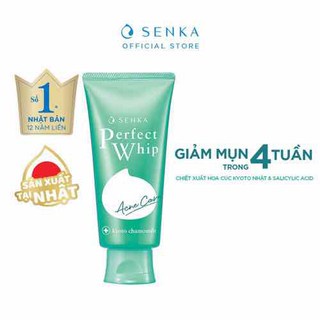 Sữa rửa mặt tạo bọt chiết xuất tơ tằm trắng Senka Perfect Whip 120g | BigBuy360 - bigbuy360.vn