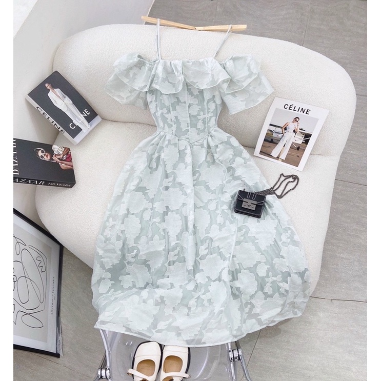Đầm trễ vai dáng dài - Chitchitstore