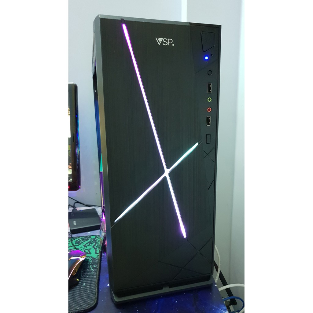 Bộ máy tính chơi game  Pubg Pc Fifa 4 Lol GATA 5 Case Led RGB màn hình 20in phím chuột | BigBuy360 - bigbuy360.vn