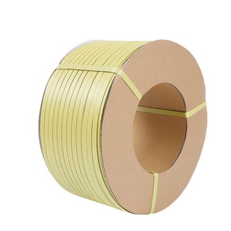 (1 cuộn 10kg) Dây đai nhựa PP mềm dẻo buộc hàng khổ 12mm (từ 1200m đến 1800m), màu vàng