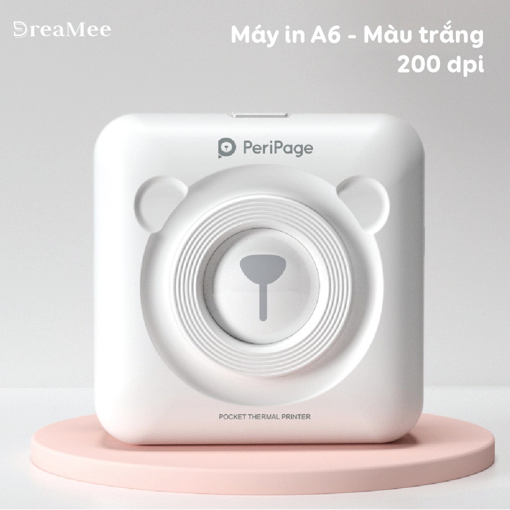 Máy in Nhiệt cầm tay Mini Bluetooth Peripage A6, A6s không dây bỏ túi ❤ in ảnh, tài liệu, in hóa đơn | BigBuy360 - bigbuy360.vn