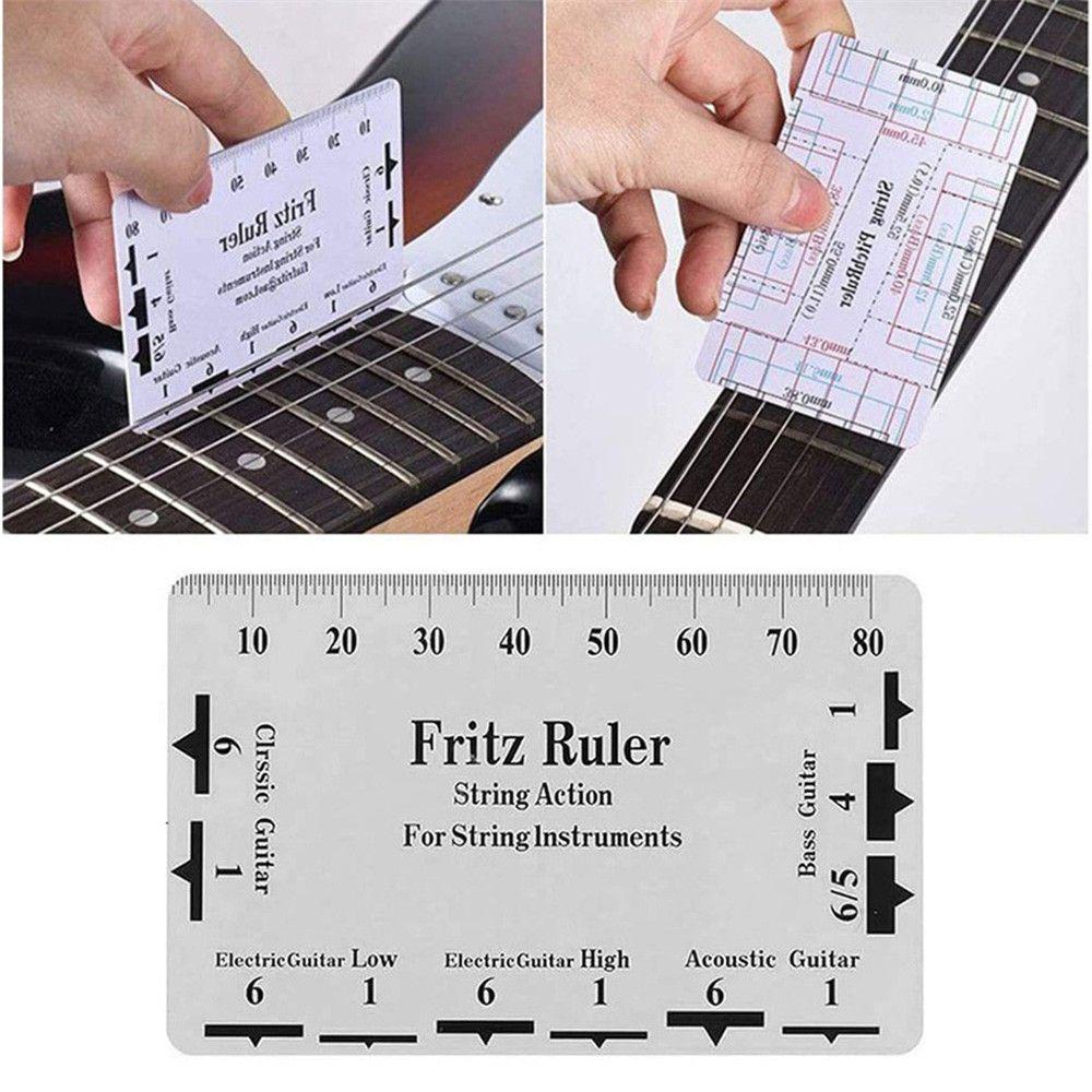 WONDER Thước Đo Cạnh Thẳng Chuyên Dụng Cho Đàn Guitar Điện Gibson Fender