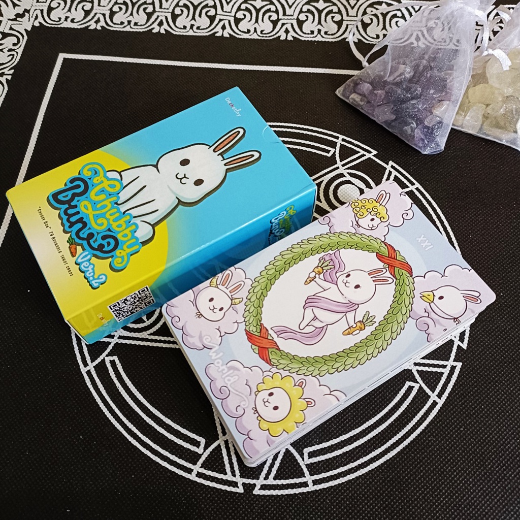 [BÀI LỚN] Bộ bài tarot Chubby Bun Rabbit Tarotcards size 7x12cm 79 lá