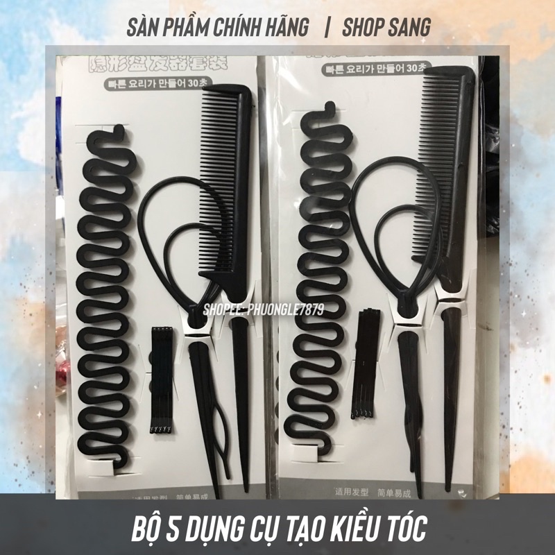 Bộ 5 Dụng Cụ Tạo Kiểu Tóc