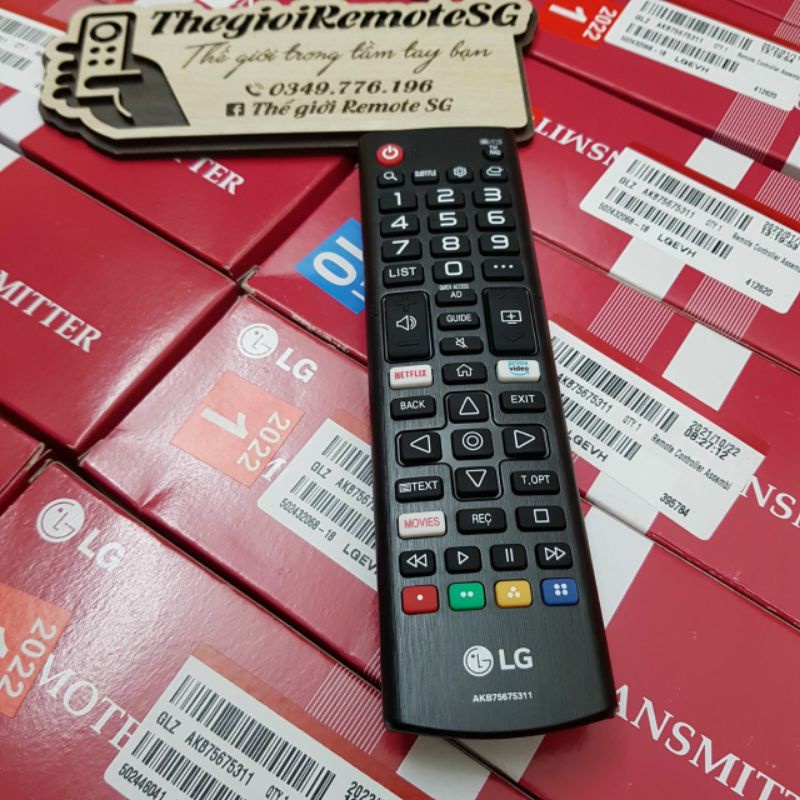 REMOTE LG SMART TIVI HÀNG ZIN CHÍNH HÃNG CÓ NETFLIX VÀ AMAZON