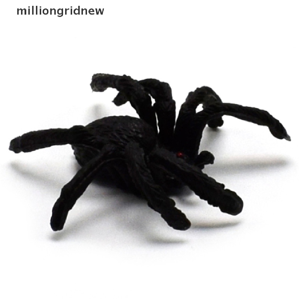 Set 5 Chú Nhện Đen Đồ Chơi Bằng Nhựa Dùng Trang Trí Halloween