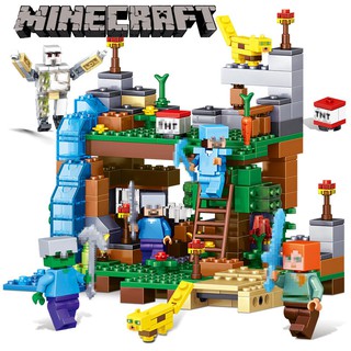 Bộ Đồ Chơi Xếp Hình Minecraft 4 Trong 1 Cho Bé
