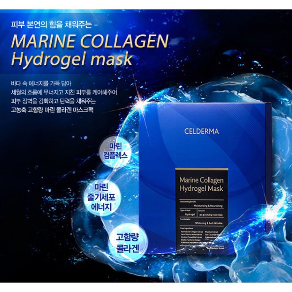 Mặt Nạ Celderma Marine Collagen Hydrogel Mask (20ml)