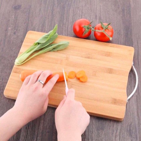 [ BAO GIÁ SHOPEE  ] Thớt trúc cao cấp siêu cứng không mùn, chống nứt, có quai xách tiện lợi