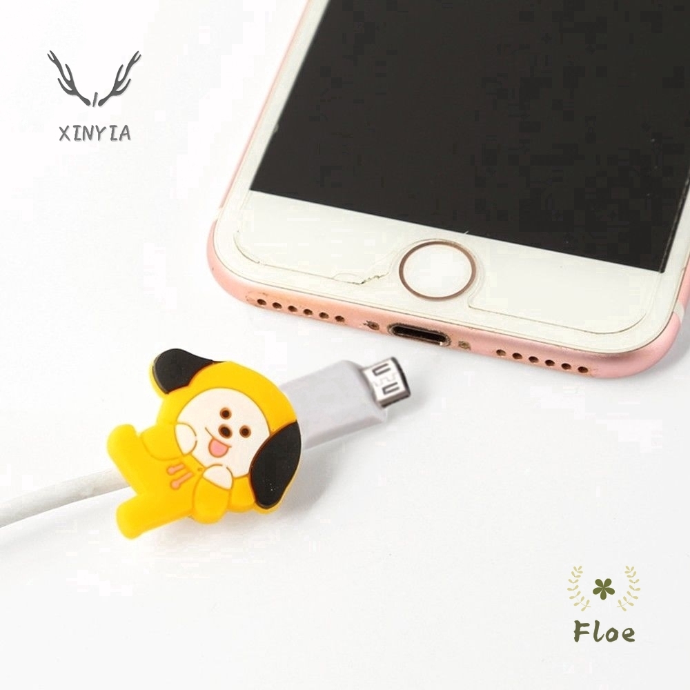 Phụ Kiện Bảo Vệ Dây Cáp Sạc Usb Hình Nhóm Nhạc Kpop Bt 21