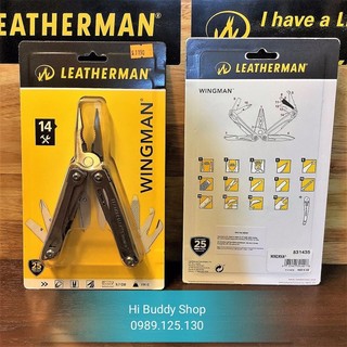 Kìm Đa Năng Leatherman Wingman 14 Tools
