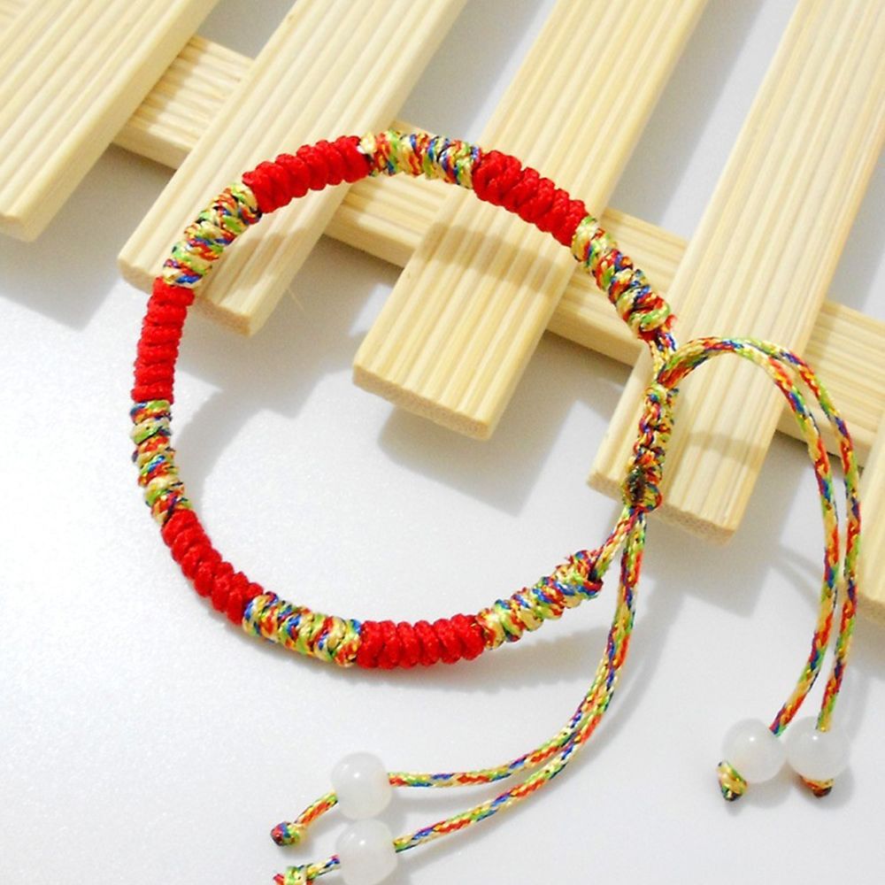 USNOW Jewelry Tibetan Rope Bracelet Line Bangles Colorful Love Charm Good Lucky Handmade Knots Fashion Women/Multicolor