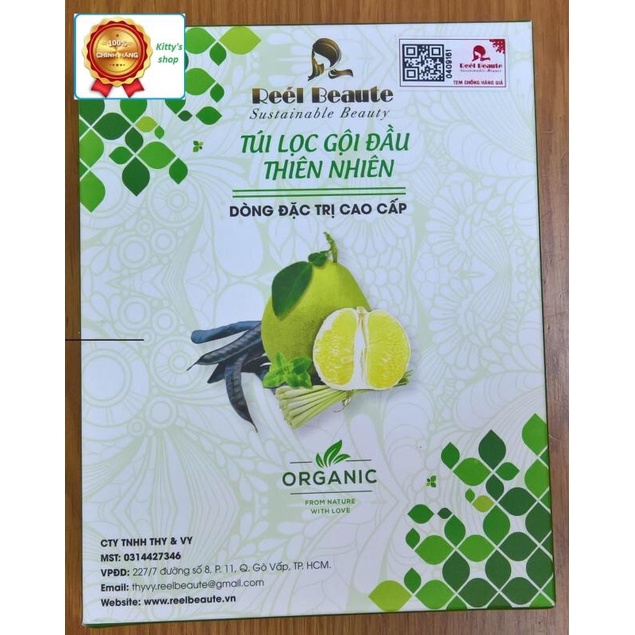 TÚI LỌC GỘI ĐẦU THIÊN NHIÊN RÉEL BEAUTE CAO CẤP