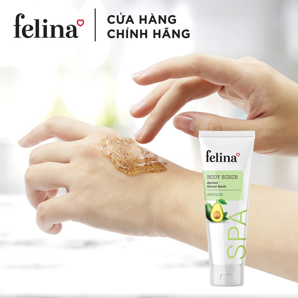 [MUA HỘP LẺ GIÁ 0Đ] Bộ đôi 2 Tuýp Tẩy Tế Bào Chết dạng Gel Felina 300ml/Tuýp