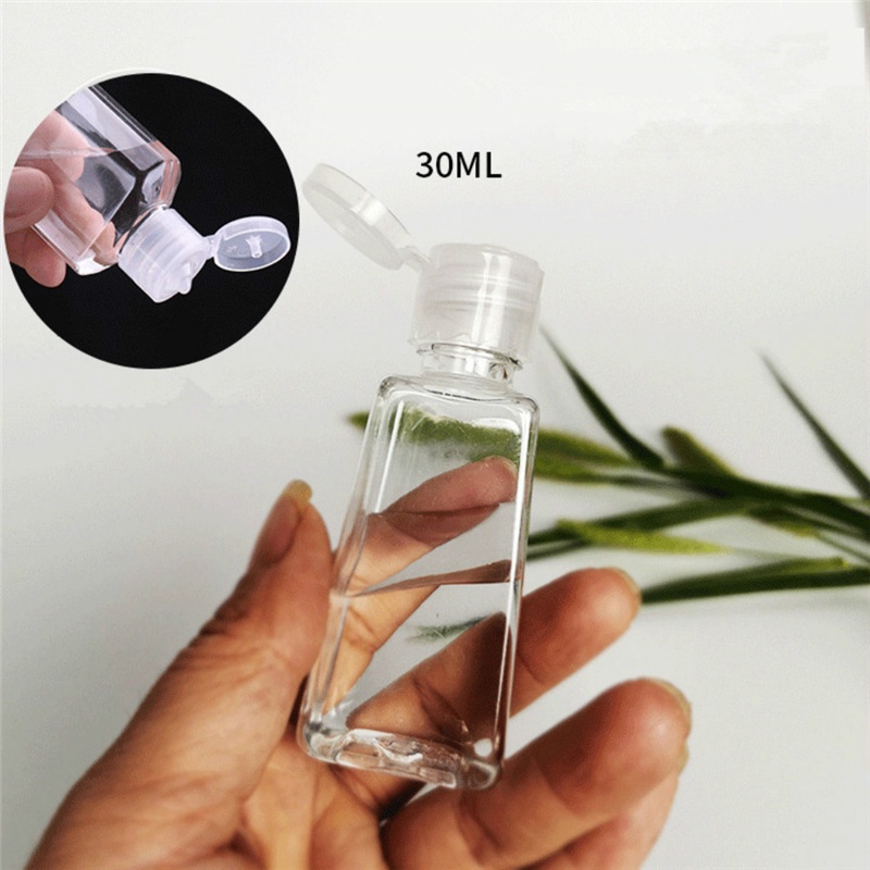 Chai Nhựa Rỗng 30ml Trong Suốt Đựng Nước Rửa Tay Hình Thang Tiện Dụng