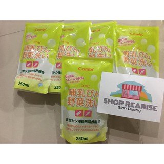 NƯỚC RỬA BÌNH SỮA VÀ RAU QUẢ COMBI TỪ DẦU CỌ - Nội địa