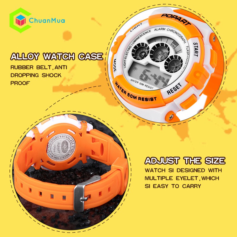 Đồng Hồ Trẻ Em Chống Nước Popart 944 Điện Tử - DHA500 | BigBuy360 - bigbuy360.vn