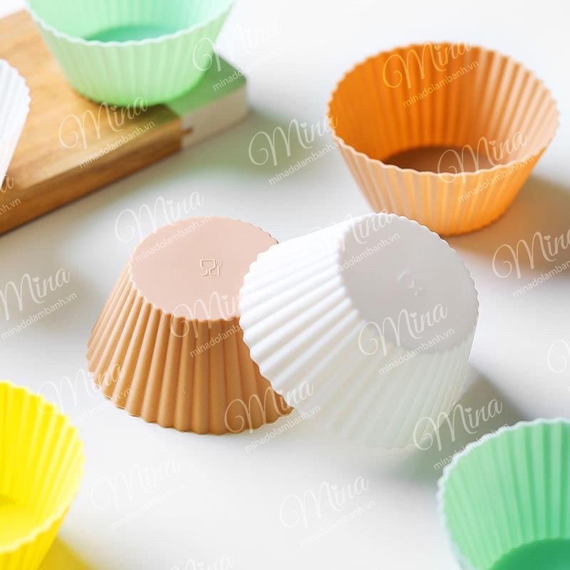 Cốc CupCake Silicone Bakest - 6 chiếc