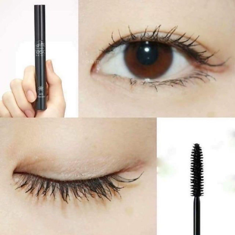 Mascara The Style 4D Missha 6g💋CHUẨN AUTH 100%💋mi cong-làm dày-dài mi tự nhiên không vón cục fullsize siêu đẹp