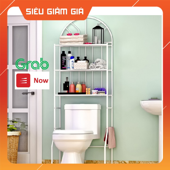 Kệ Để Đồ Phòng Tắm Giá để đồ phòng tắm nhà vệ sinh nhiều tầng chụp trên toilet