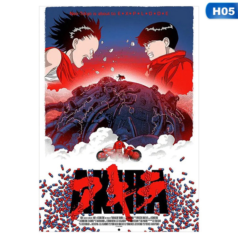 flowersqueen Poster Treo Tường Hình Phim Akira