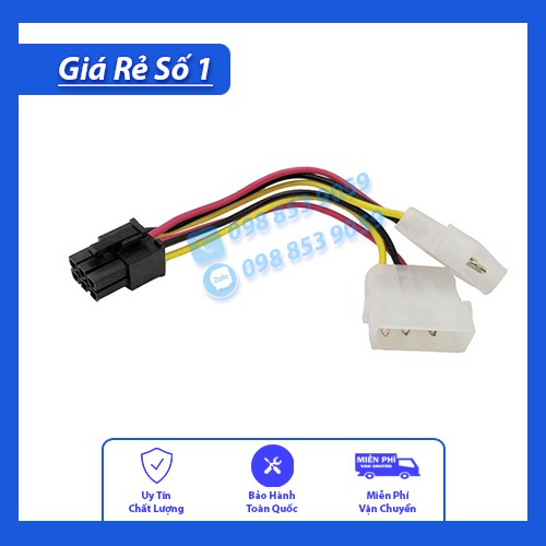 Dây nguồn phụ cho VGA 6 pin