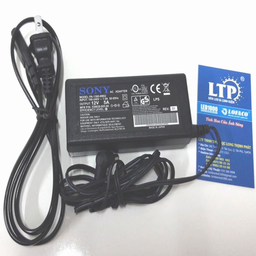 Nguồn Adapter 12V 3A, 5A , 6A, 7A, 8A,10A(Jack 5.5 x 2.1mm) Chuyên Dùng cho Led & Camera - Bảo Hành 06 tháng