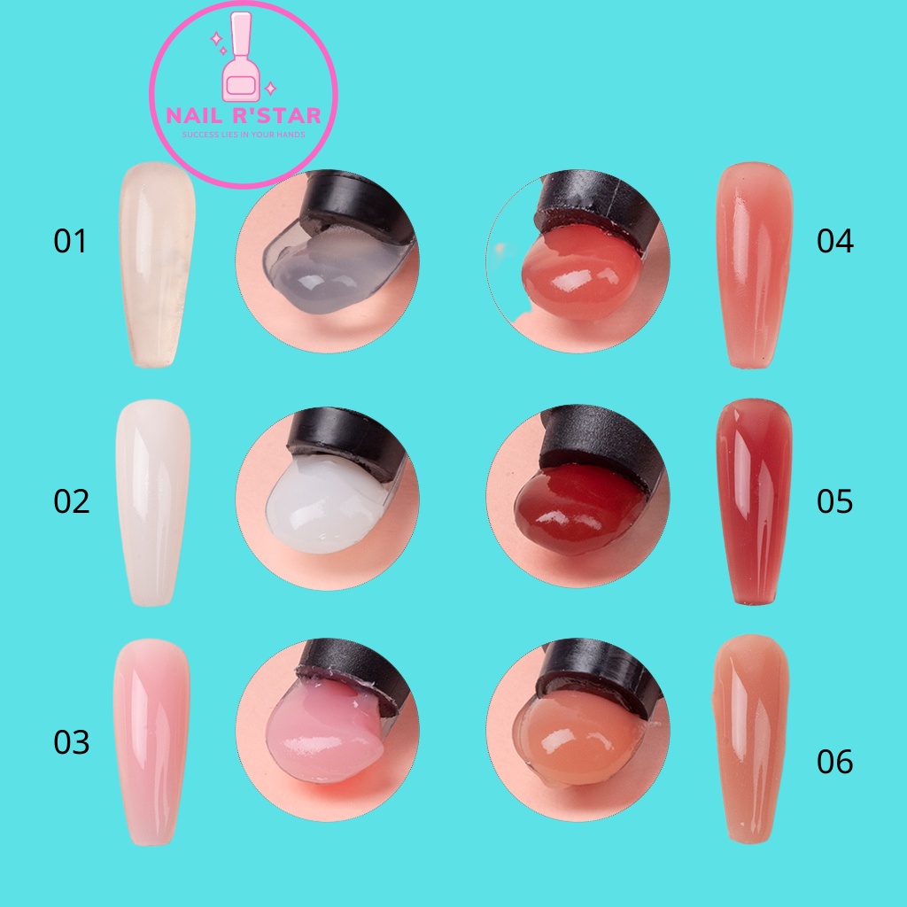 Gel gôm Vinimay chính hãng - Gel nối móng úp nhanh, bền đẹp tuýp 30ml NAIL R’STAR