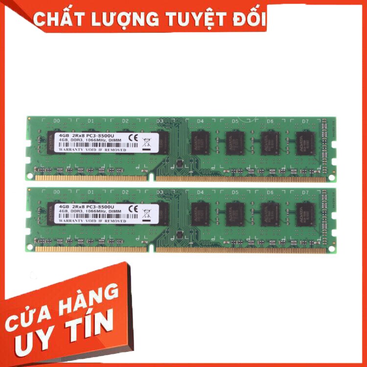 Ram PC ddr3 2gb bus 8500 16 chip đồng bộ Samsung , Hynix..dùng cho Main G41, H61, H81, B85, B75...