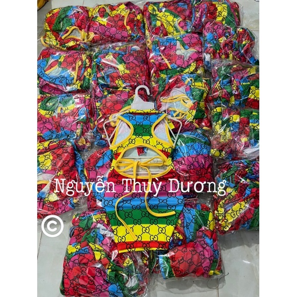 Đầm body cầu vòng cho be gái