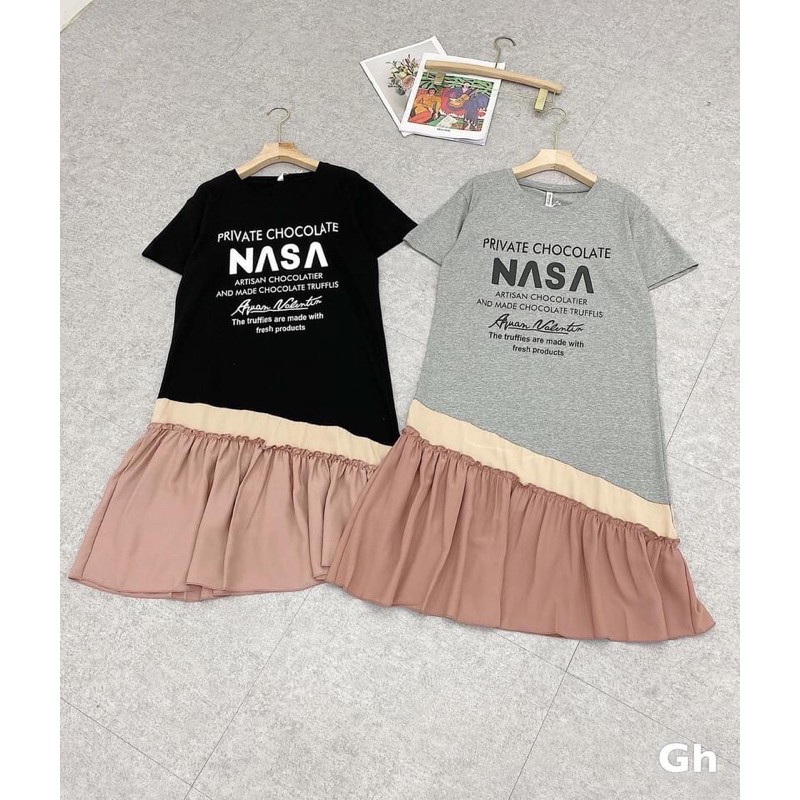 Váy chân lụa hồng đất xinh dã man mà ko kén dáng  ! From dễ mặc ah   Sẵn 2 màu | BigBuy360 - bigbuy360.vn