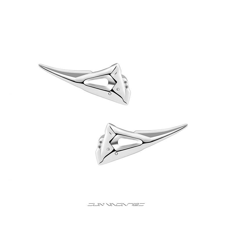 Khuyên Tai Ba Chiều Tam Giác Ba Chiều Thiết Kế Siêu Nguyên Bản Mới 2022 Ins