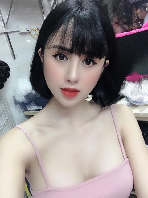 ❤Tóc THẬT - Tóc giả nguyên đầu bằng tóc thật