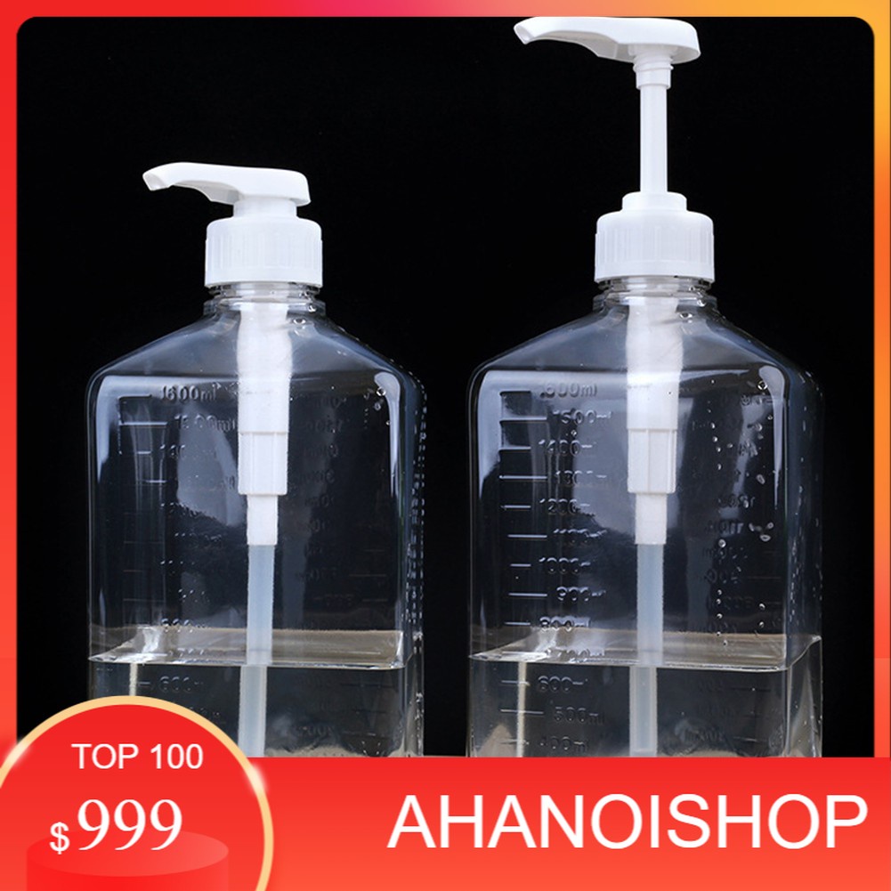Bình bơm đựng xịt siro đường nhựa - thủy tinh có vòi pump định lượng 10ml 1 lần bơm (đã kèm cả vòi bơm) (NH)