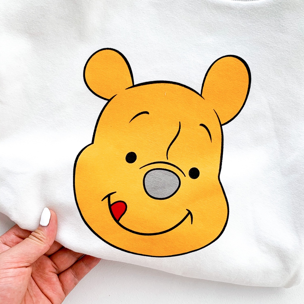 Bộ áo liền quần tay dài in họa tiết hoạt hình dễ thương thời trang mùa thu cho bé sơ sinh