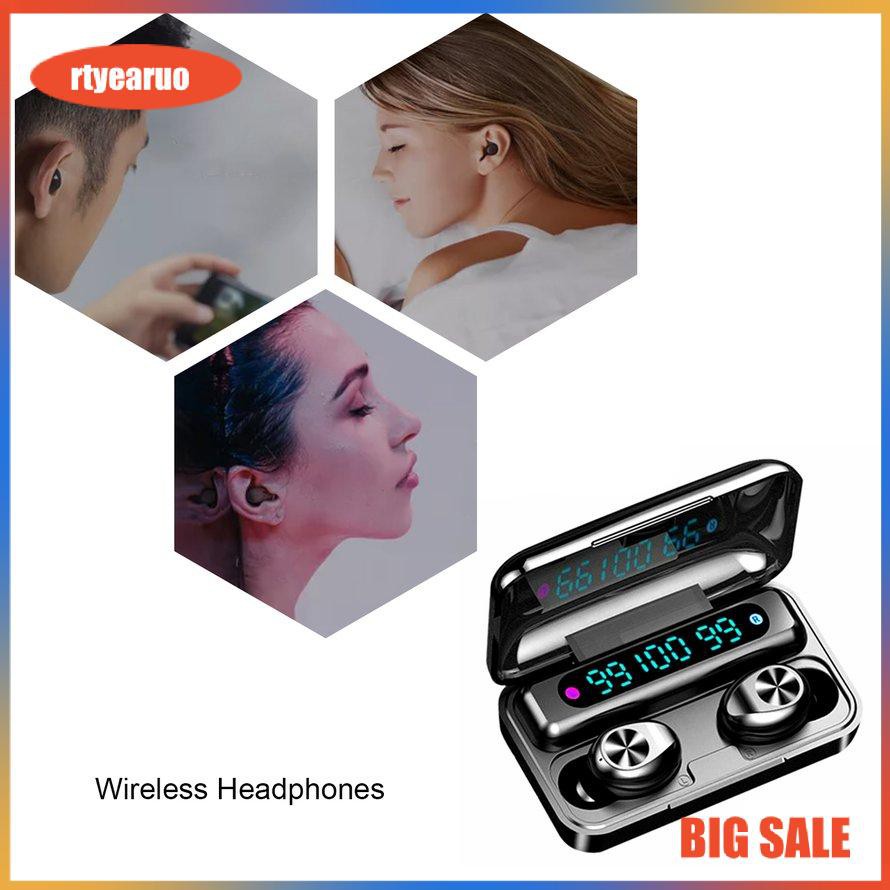 *Tai Nghe Bluetooth AMOI F9-10 PRO TWS Không Dây | nút cảm ứng | Hiển thị % pin, Dung Lượng 3500Mah