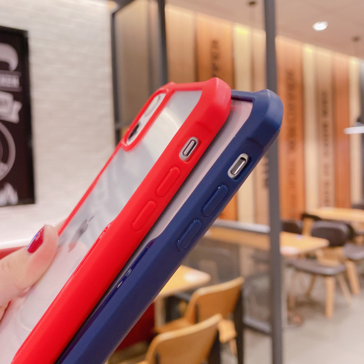 Ốp Điện Thoại Hybrid Cứng Màu Trong Suốt Chống Sốc qptg 0 Cho Samsung S10 S20 S30 PRO Lite Fe Ultra PLUS