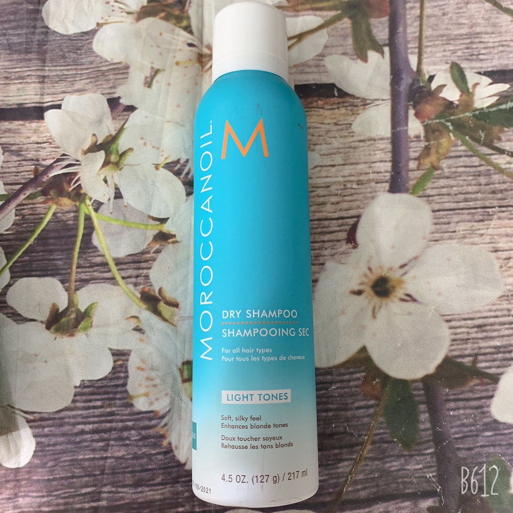 Dầu gội khô tông sáng và tông tối Light Tones Dry Shampoo Moroccanoil 217ml