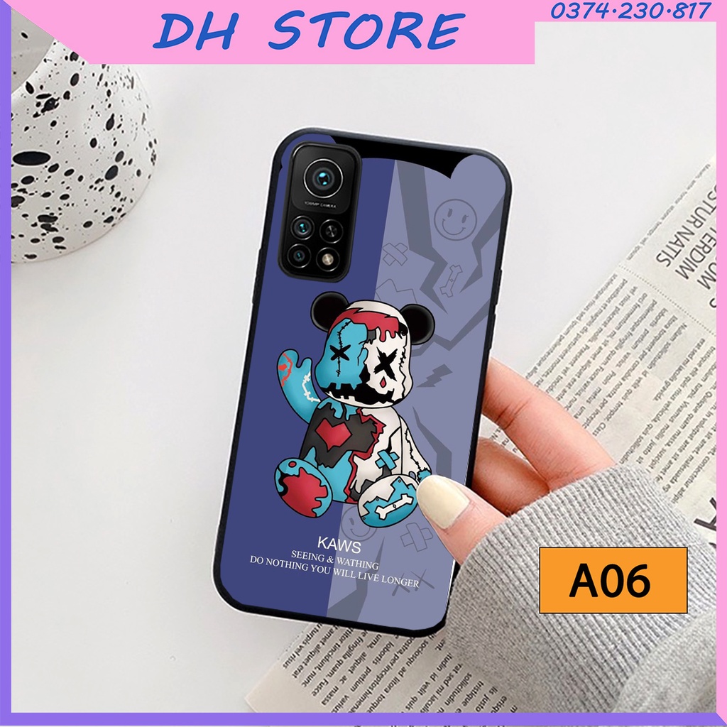 Ốp lưng Xiaomi Redmi 10 - Redmi Note 10 4G / 5G - Redmi Note 10 Pro - Redmi 10T in hình gấu K.AWS, Be@rB.rick hot hit.