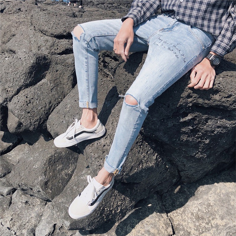 [ẢNH THẬT + VIDEO] Quần Jeans Nam Thời Trang Phong Cách OHS5686