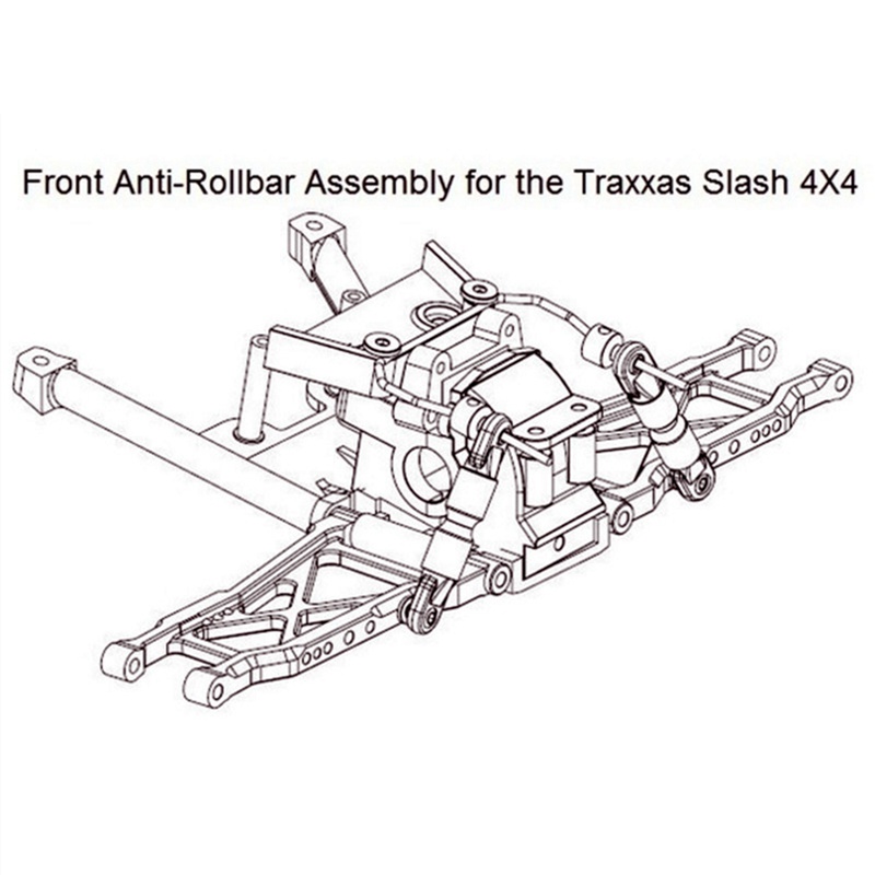 Bộ Phụ Kiện Thanh Nâng Cấp Trước Và Sau SLF311 Cho Traxxas 4X4 Slash