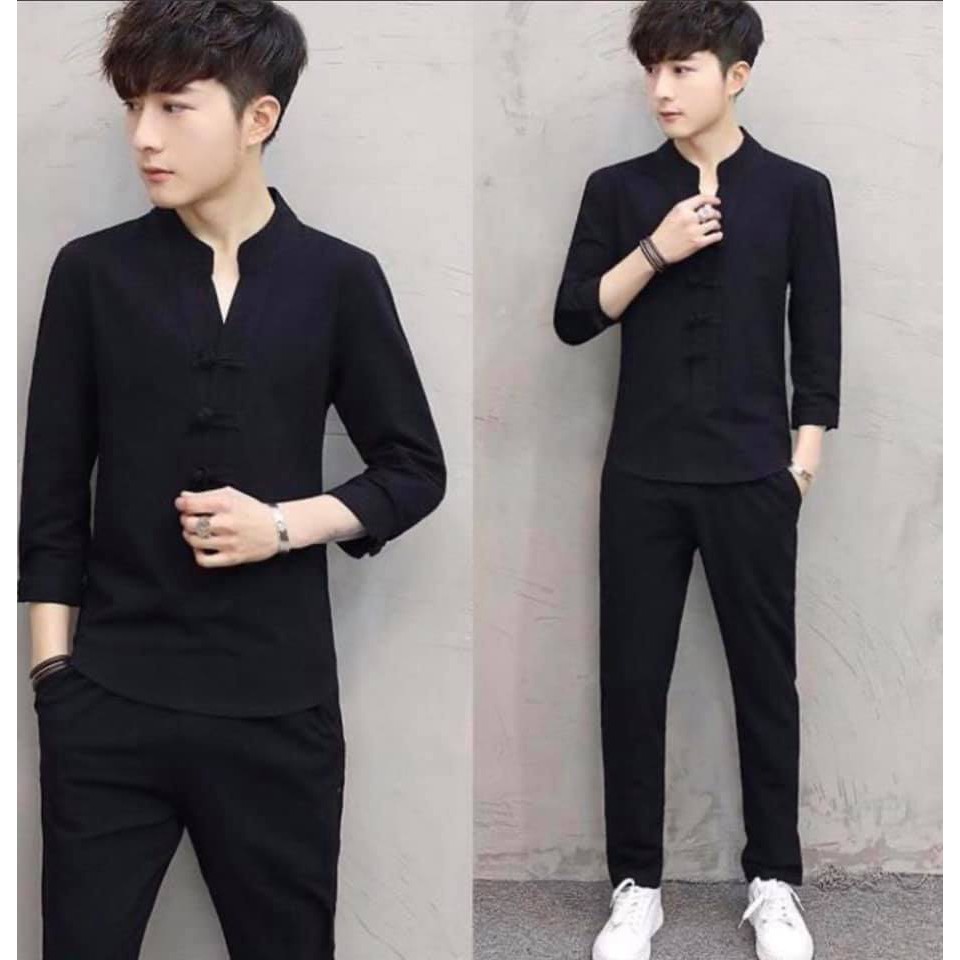 Bộ Đũi Nam Nữ mặc ở nhà, đi lễ thoải mái