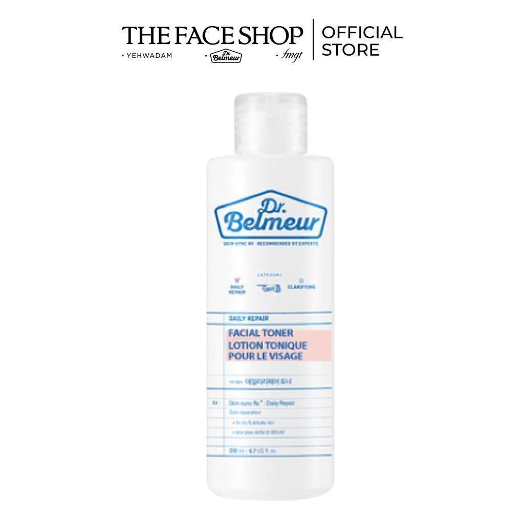 [Mã FMCG100K - 10% đơn 500K] Nước Cân Bằng TheFaceShop Dr.Belmeur Daily Repair Toner 200ML | BigBuy360 - bigbuy360.vn
